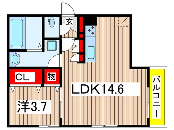 ルミエール神明町の物件間取画像